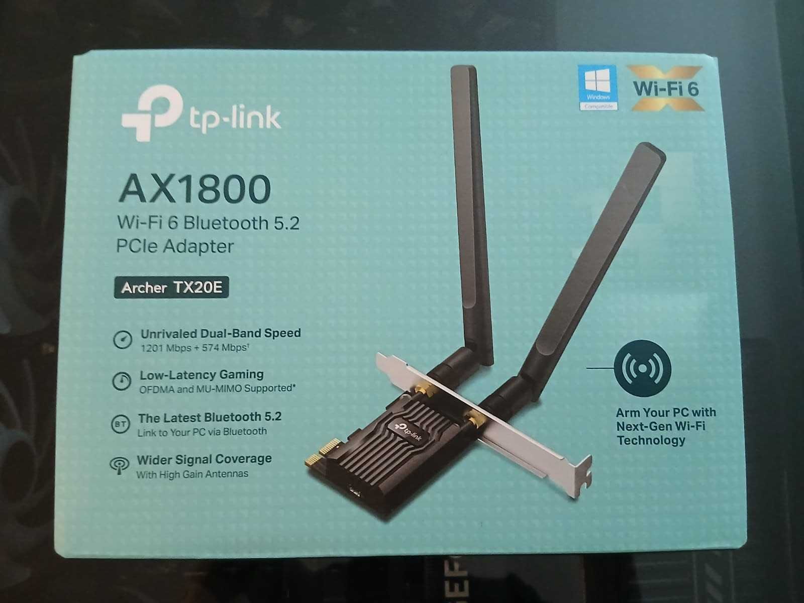 TP-LINK AX1800 Archer TX20E novo