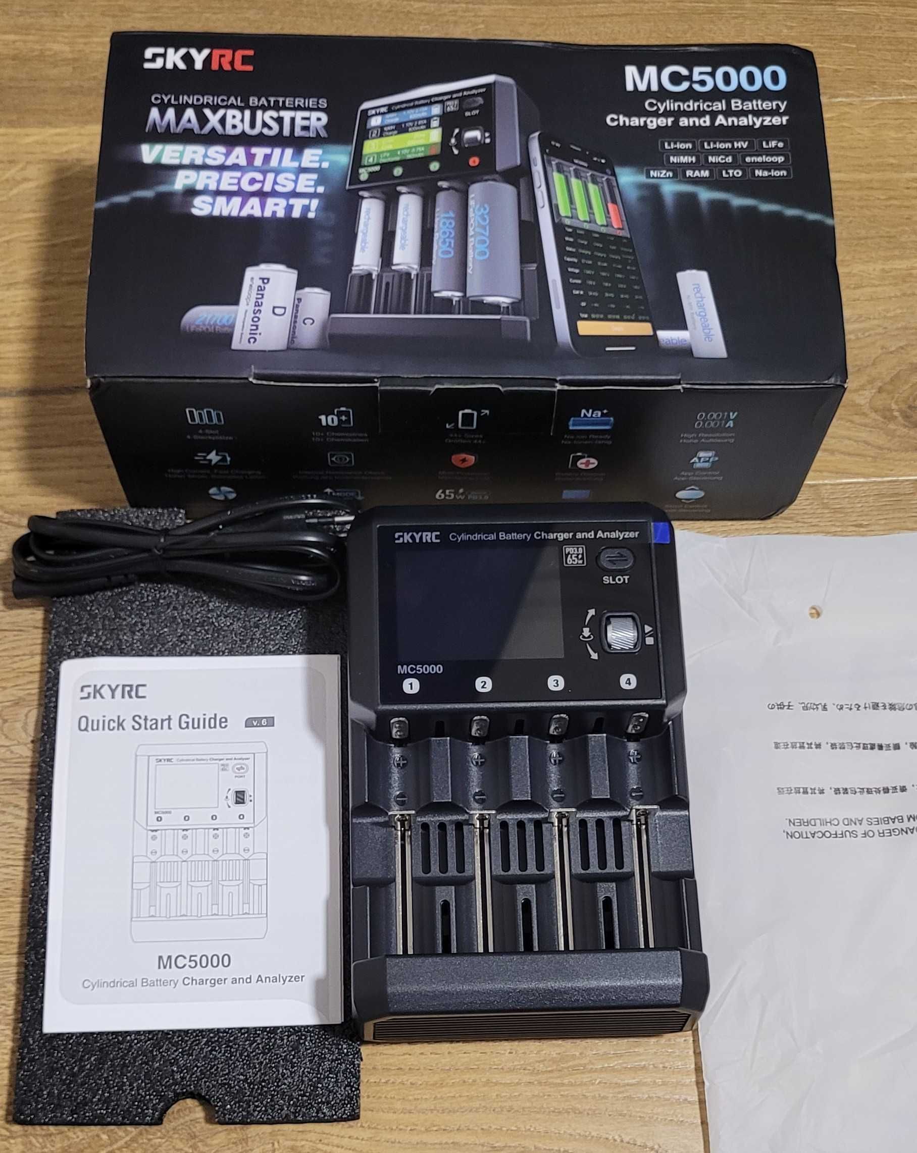 Зарядний пристрій SkyRC MC5000 (Li-ion/LTO/LiFePO4/Ni-Mh/Ni-Zn/Na-ion)
