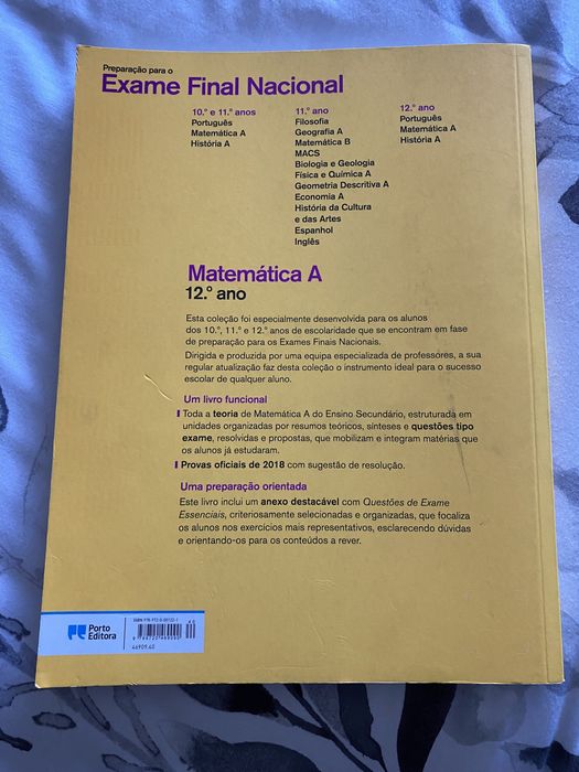 Preparação para o exame de matemática 12o ano