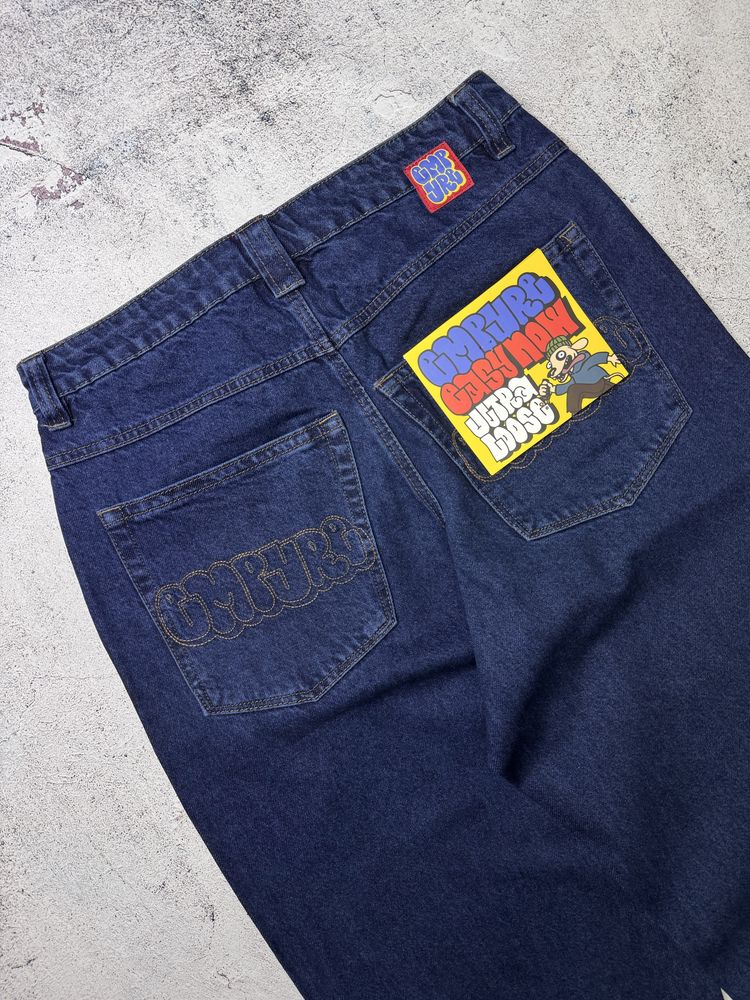 Штаны Empyre Ultra Loose Fit 28,30,32,34 Blue Синие