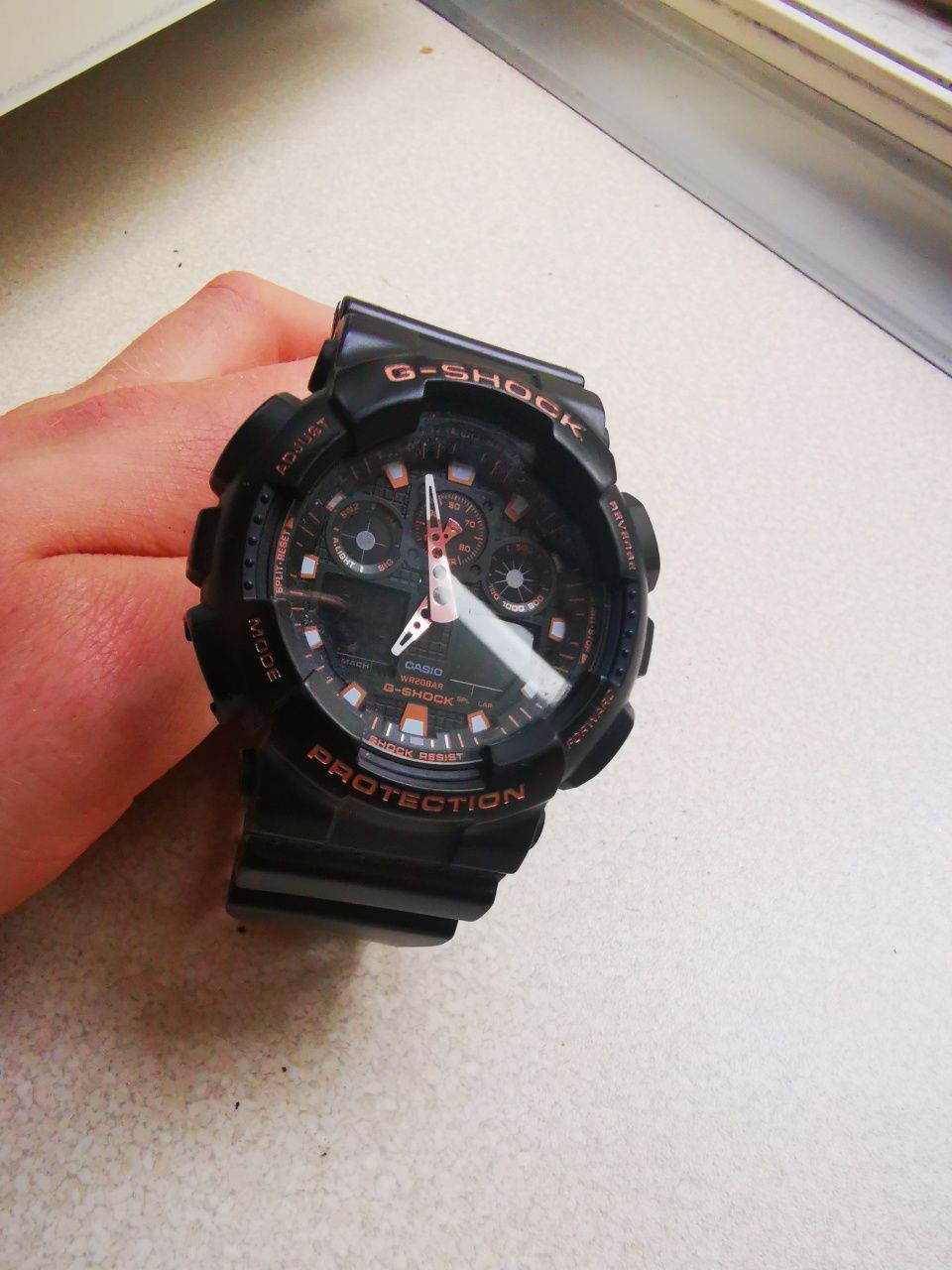Zegarek Casio G Shock edycja limitowana ( czarny z różowym złotem)