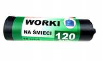 Worki Na Śmieci Mocne 120L Kpl. 10 Sztuk