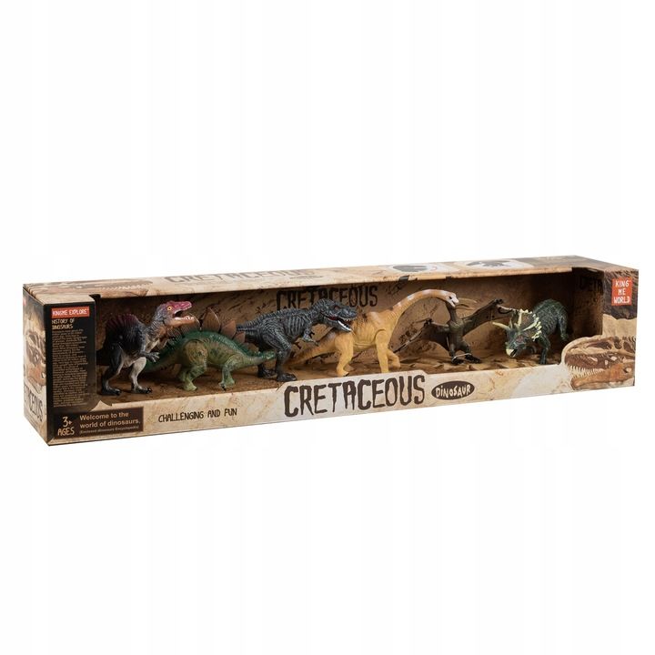 Dinozaury Duży Zestaw Figurek Ruchome Figurki Dinozaur X 6 Park Dla Dz