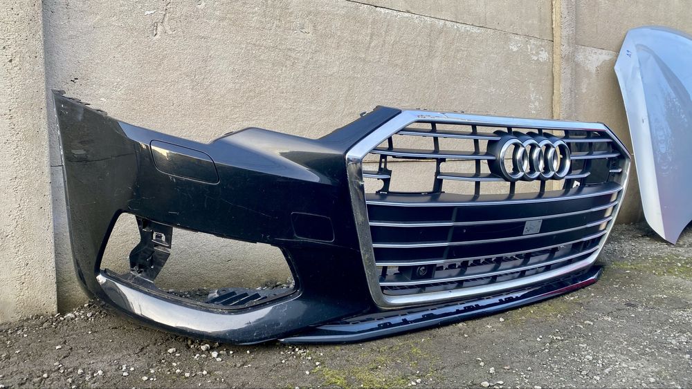 Audi A6 C8 4K 18- Zderzak Przód Przedni S-Line PDC Radar Grill