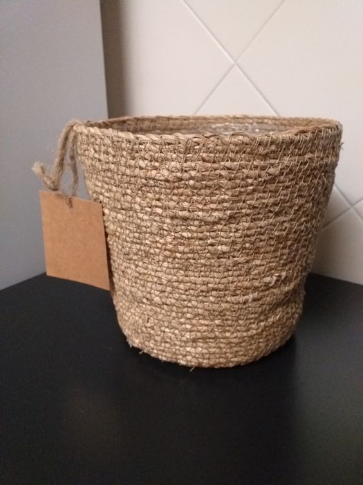 NOVO 3 Vasos fibra natural,1 vaso metal IKEA,preço unidade VEJA ZONAS
