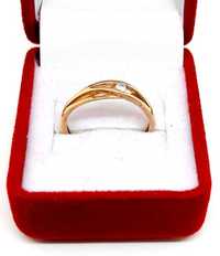 Złoty pierścionek z Cyrkonią PR.333 W:1,15gr R.10 InterSKLEP