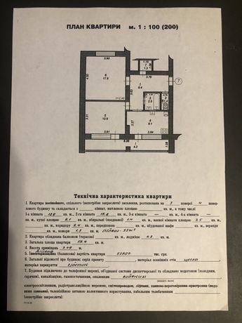 Продаж 2-кімн. квартири у с. Угерсько