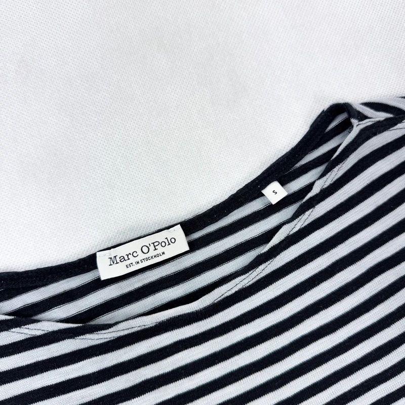 Koszulka z długim rękawem longsleeve w paski Marc O’Polo