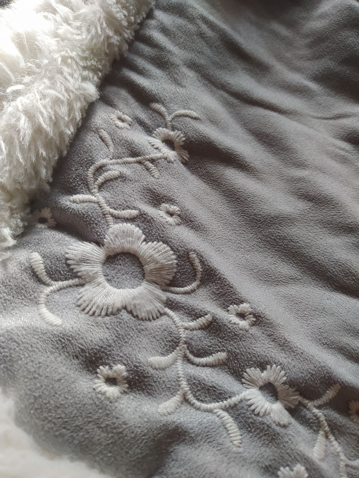 H&M Płaszczyk futerko rozm 86( 12-18 mc)