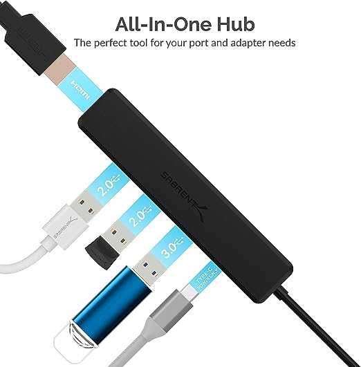 Hub koncentrator usb PD 60W 1xusb3 2xusb2 hdmi
