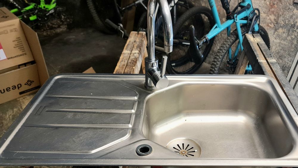 Zlew Franke wraz z bateria