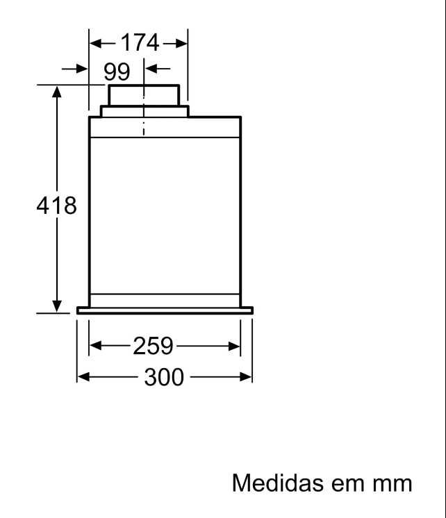 EXAUSTOR SIEMENS - LB89585M - iQ700 integrável 86 cm Vidro branco