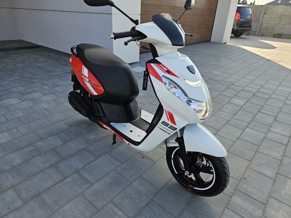 Motorower Peugeot Kisbee 4T, 2023 rok, EURO 5 Transport, FILM 4k