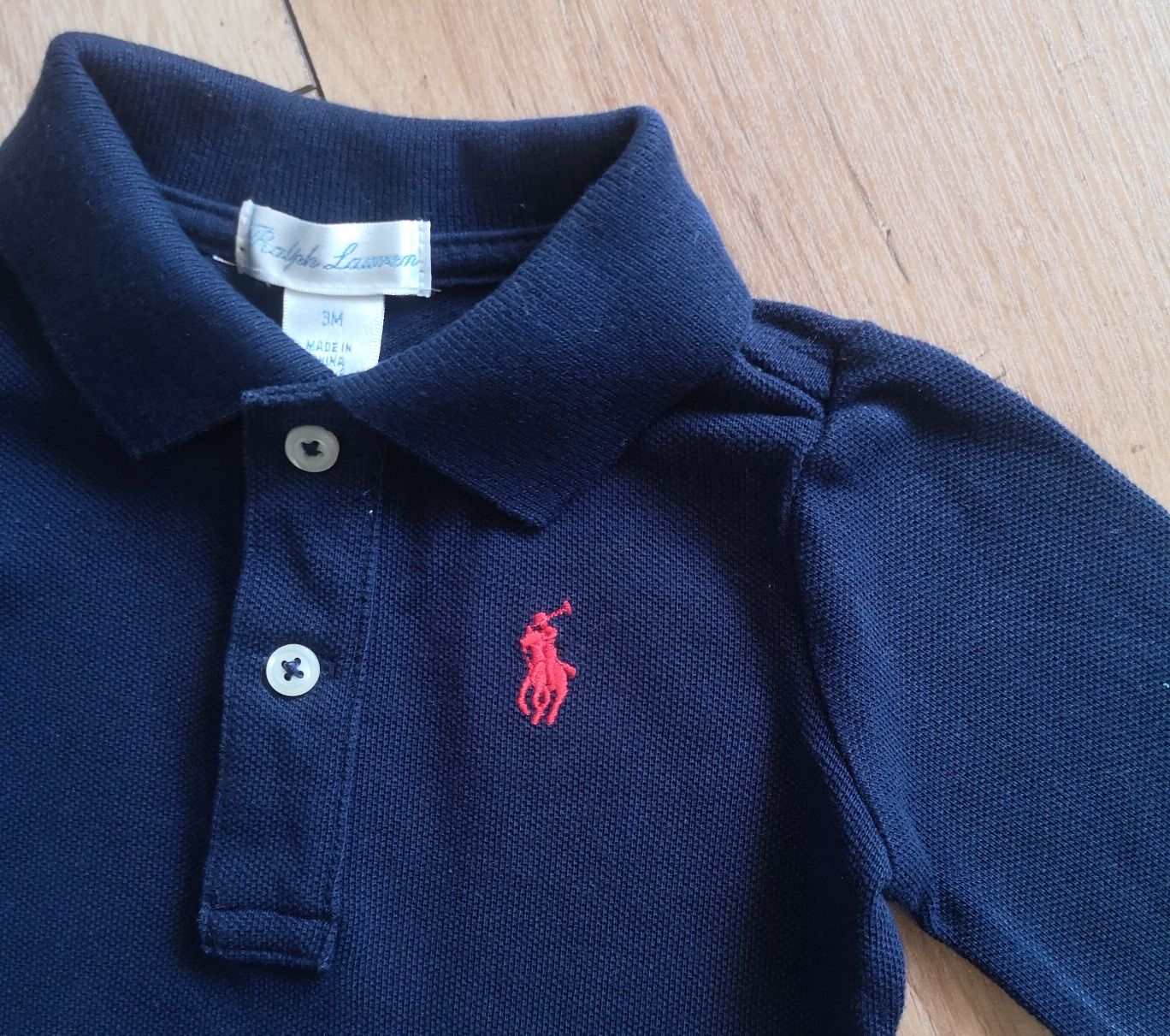 Nowa bluzka polo Ralph Lauren 3M granatowa nowa bez metek oryginalna