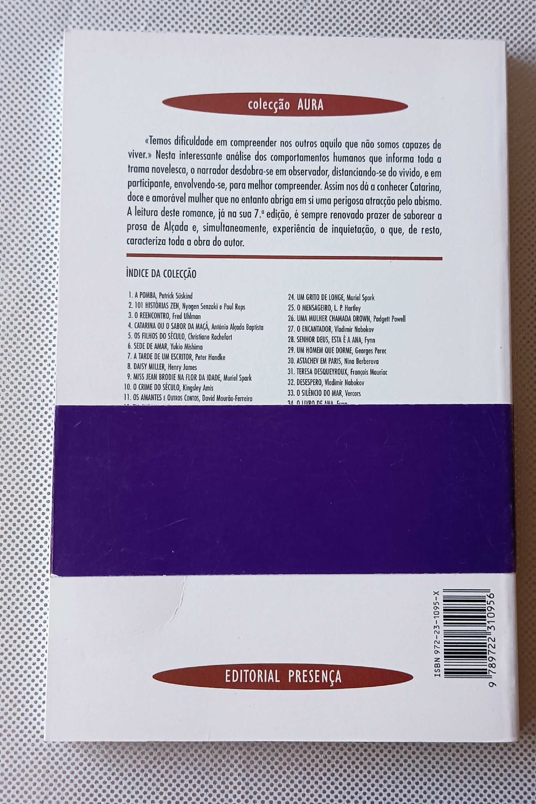 Catarina Ou o Sabor da Maçã de António Alçada Baptista