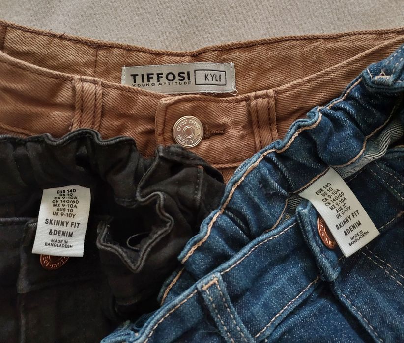 Lote 3 Calças Ganga Menina, 9-10 A