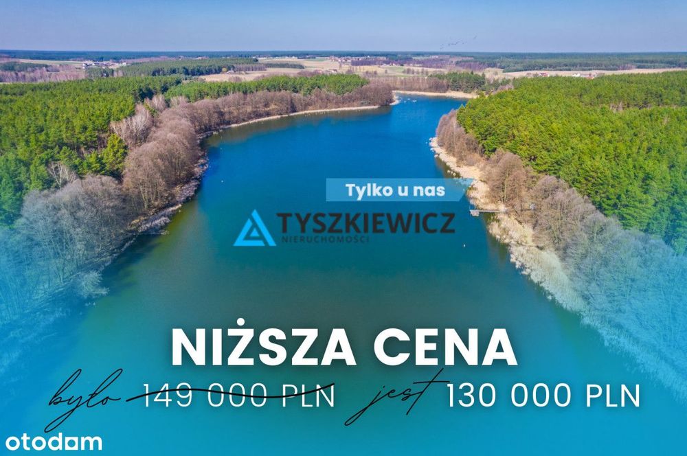Działka z projektem domu blisko jeziora gm. Cekcyn