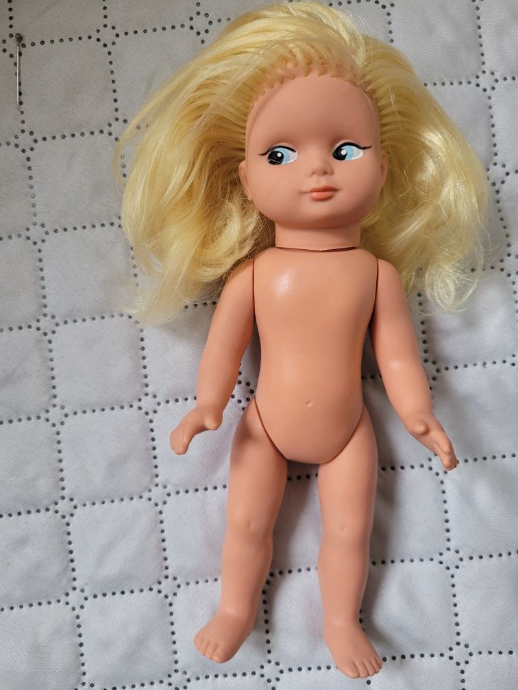 Lalka AHG z DDR 19 cm  stara z  PRL gumowa vintage