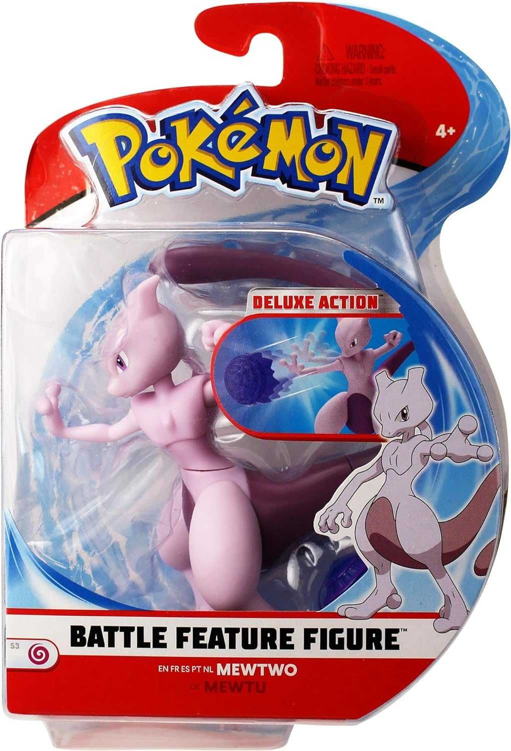 Nowa! Orginalna Figurka Pokemon Mewtwo Battle Feature