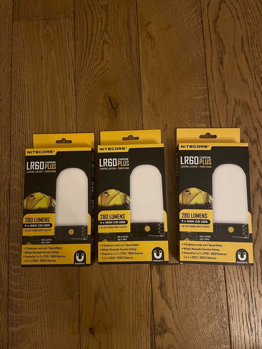 Ліхтар 3в1 Nitecore LR60 (USB Type-C)