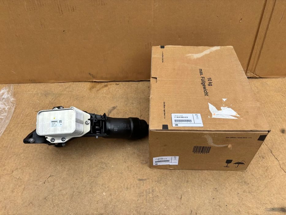 Nowa Oryginalna BMW Obudowa Filtra Oleju Podstawa Filtr Oleju Chłodniczka Oleju X3 G01 X4 G02 X5 G05 3 G20 5 G30 11428580415 8580415 2.0 Diesel 18D 20D 25D 72435984