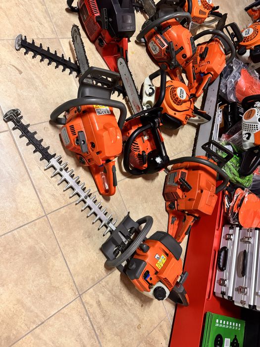 Pilarka Spalinowa Husqvarna 272 XP Stary Twardy sprzęt prowadnica 90CM