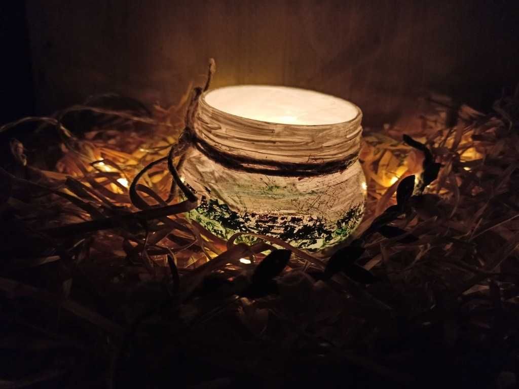 Lampion / świecznik pojemnik EKO ZERO WASTE