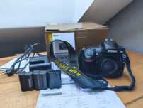 Nikon D800 Body Full Zestaw 3 baterie Szkło hartowane na wyświetlaczu