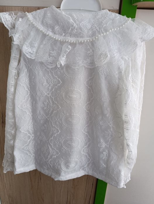 Koszulka koronkowa dla dziewczynki   r.128