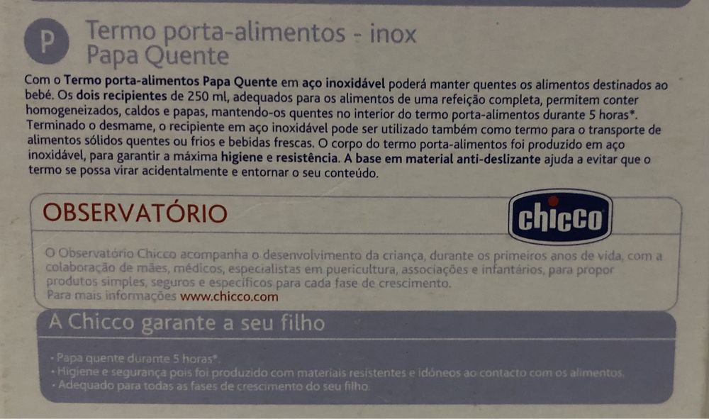 Termo p alimentos Chicco