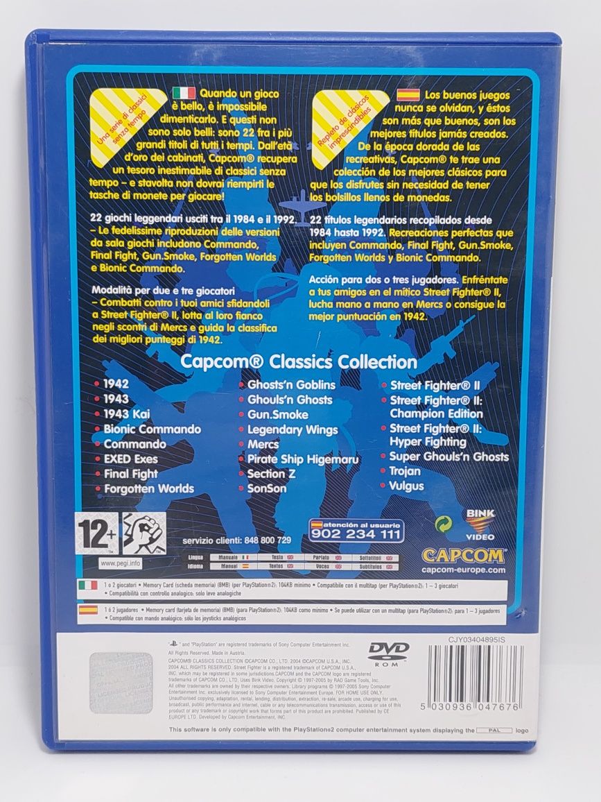 Capcom Classics Collection PS2 / PlayStation 2