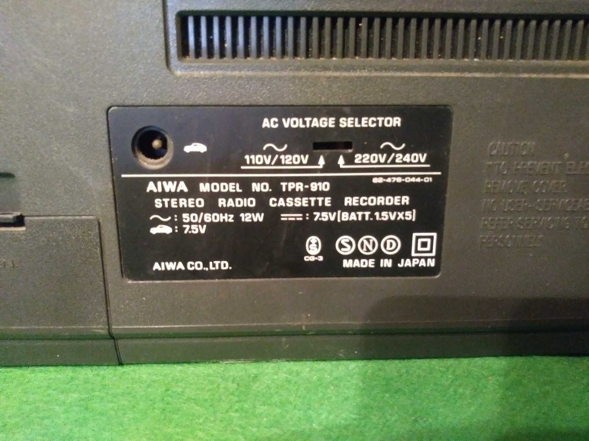 Radiomagnetofon przenośny Aiwa TPR-910