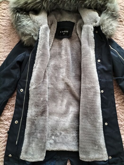 Kurtka zimowa parka 2w1 Swest XS stan bdb