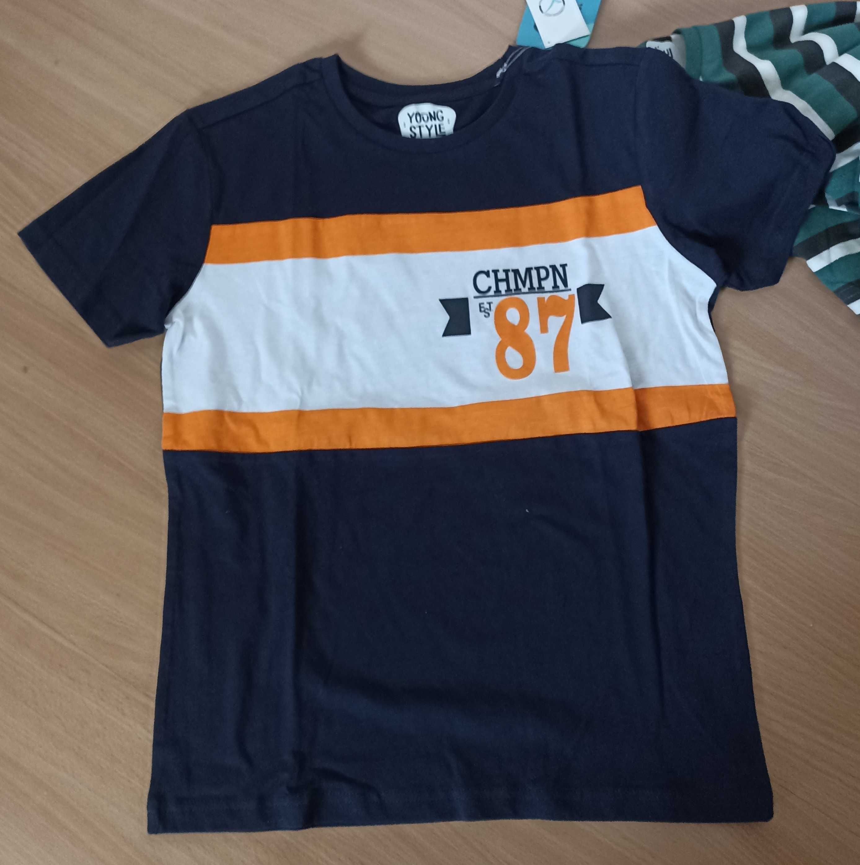 T-shirt Koszulka 2-pak chłopięca 158 - nowe