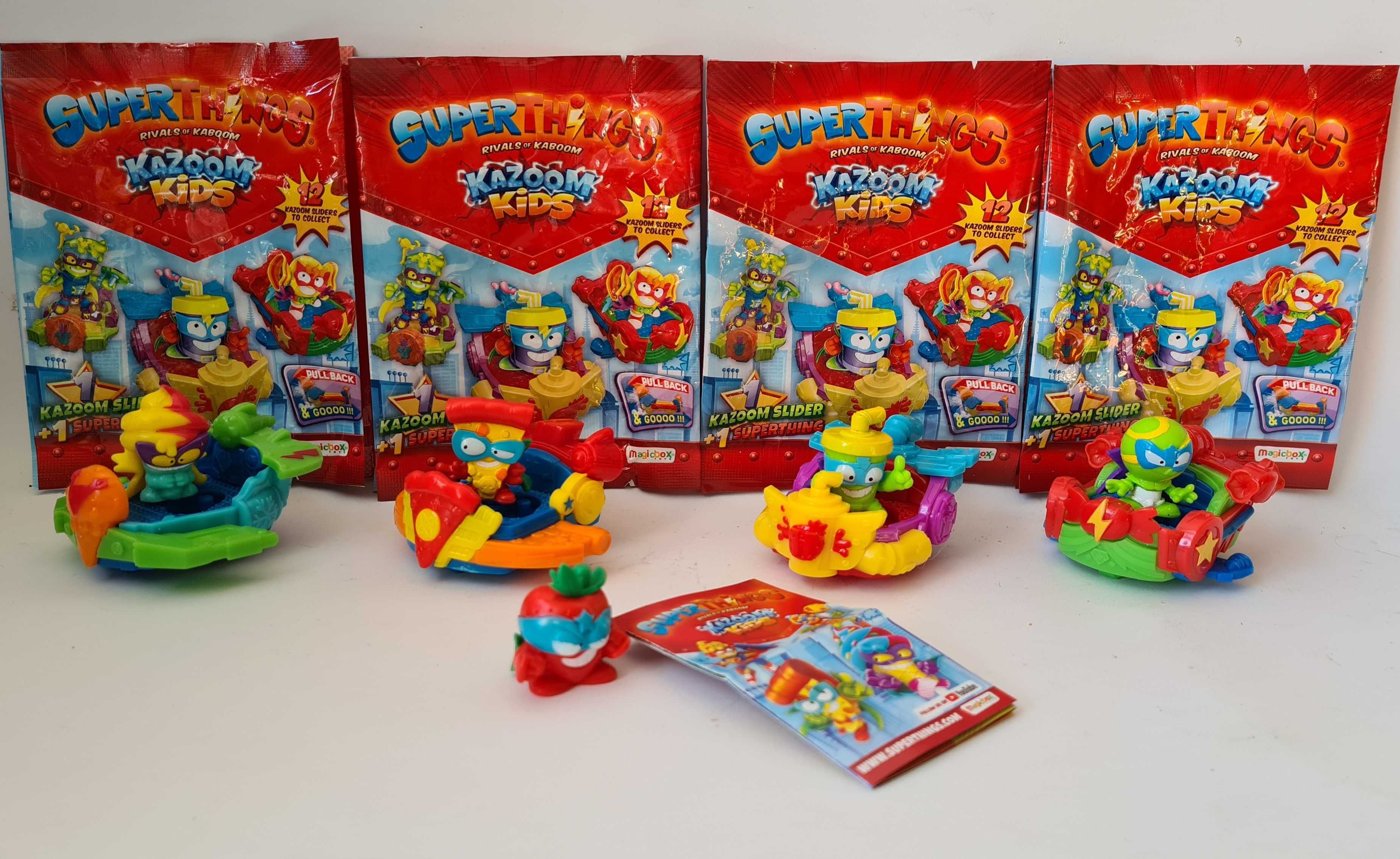 Karton 12 pojazdów+12 figurek Super slicer Kazoom Kids Super Zings 8