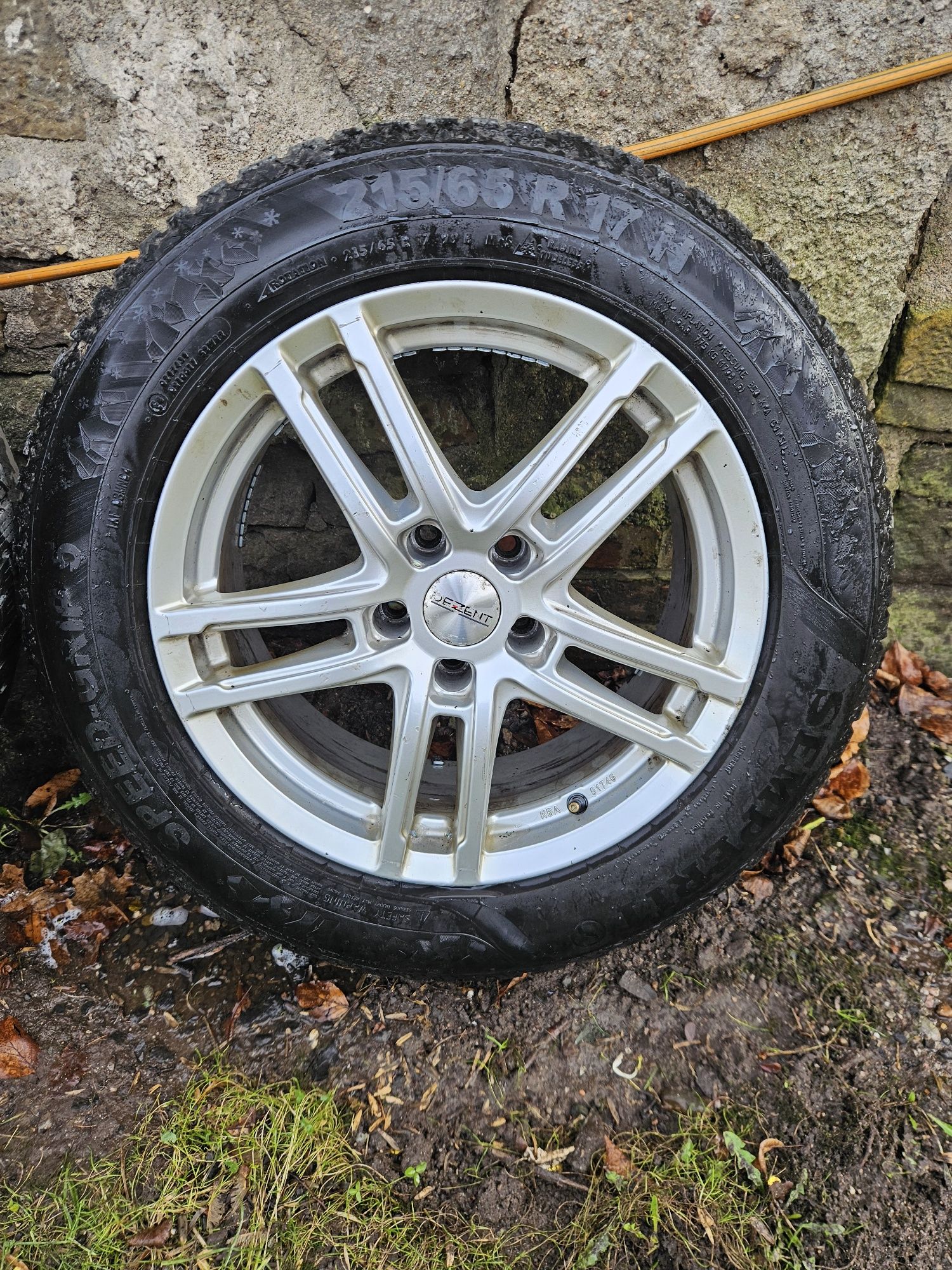 Sprzedam felgi 17 .5x112 z oponami zima