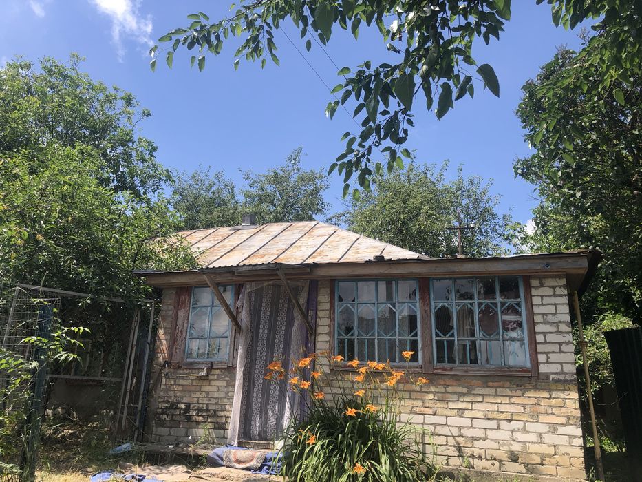 Будинок безкоштовно 50км Київ,Церква,газове опалення,груба,огород 30со