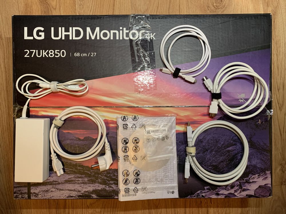 Монитор 4K LG 27UK850-W UltraFine IPS монітор