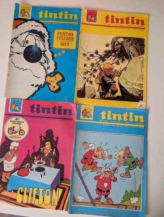Revistas Tintin Anos 70 - Banda Desenhada