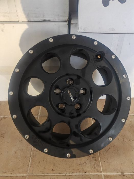 Alufelgi DELTA 17 cali, 4x4 KLASSIK B Black - Schwarz Matt 8.00 x 17 E