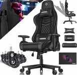 Ergonomiczne Krzesło Fotel Gamingowy do gier 360 stopni Czarny KESSER
