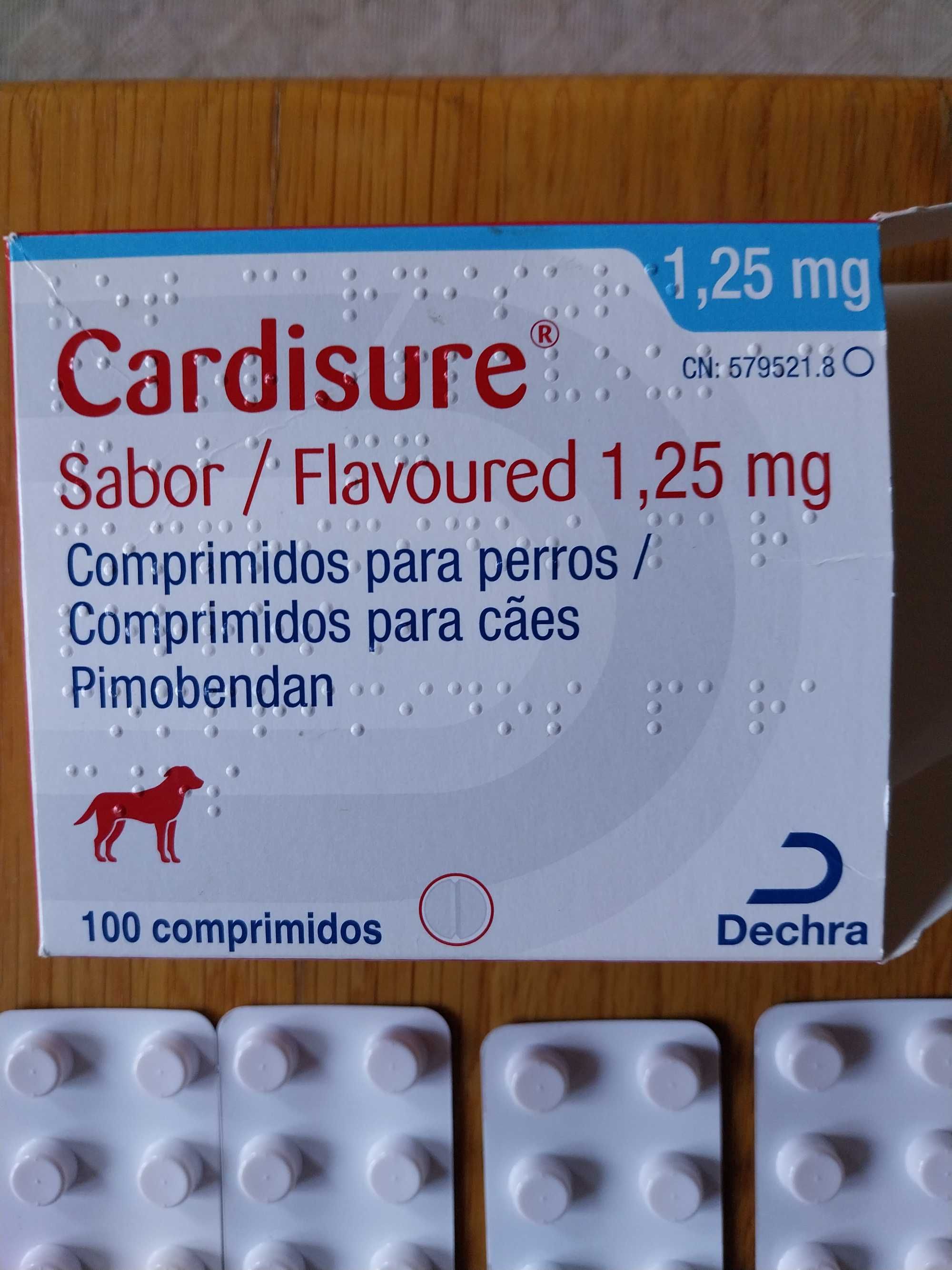 Cardisure cão 1,25 mg