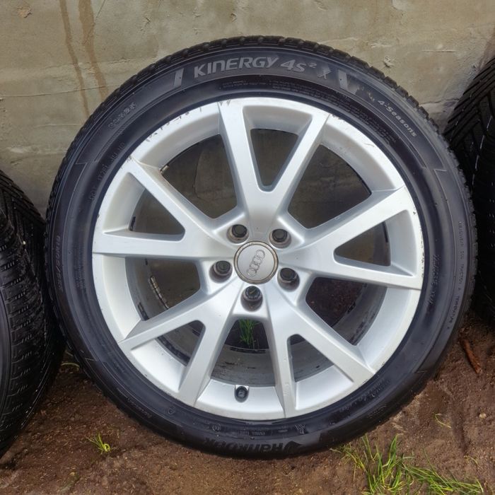 Koła alufelgi audi  225/50r18 z oponami całorocznymi