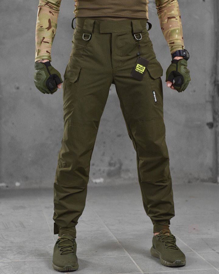Тактичні штани олива ріп-стоп S M L XL 2XL 3XL