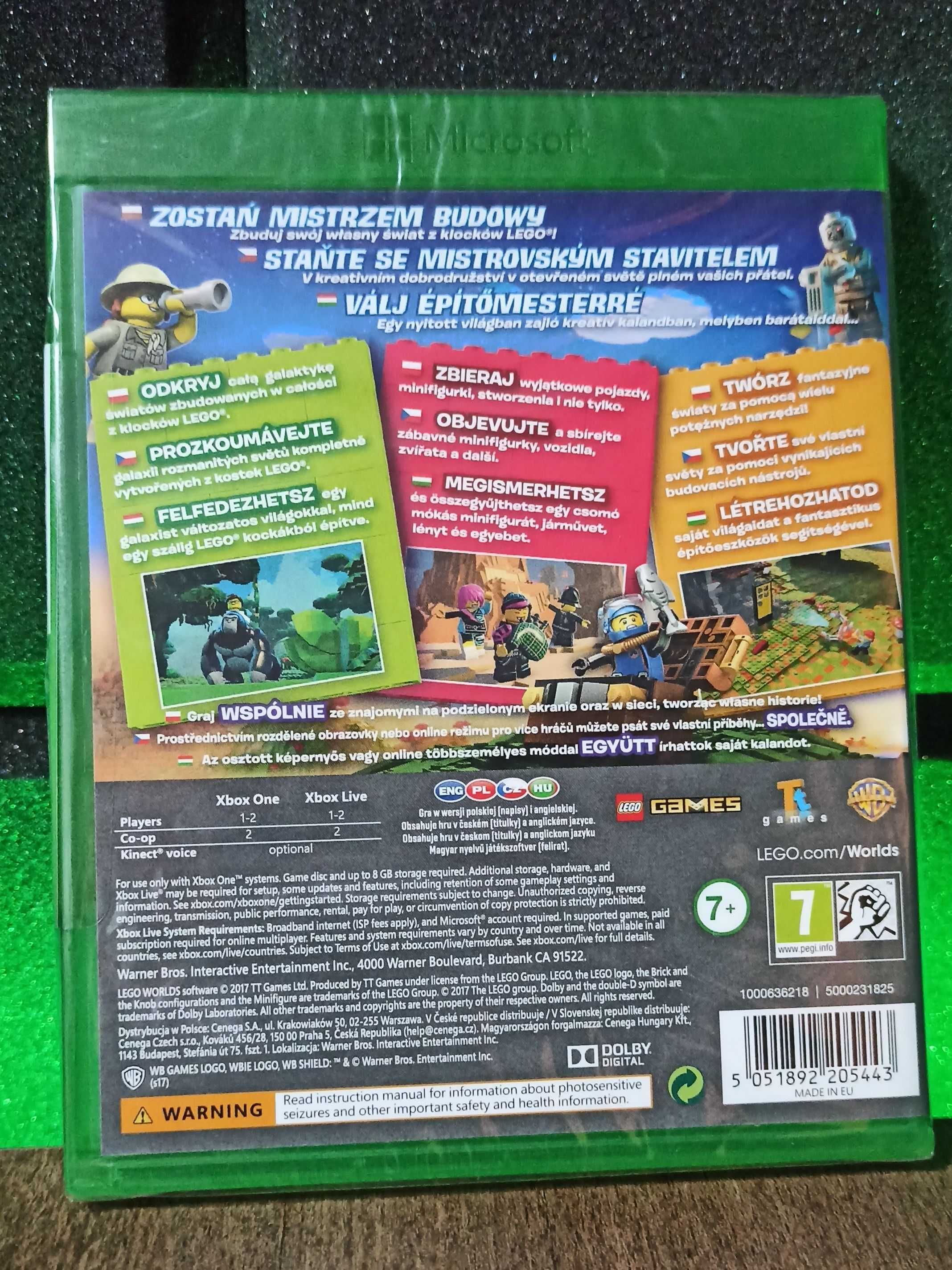 LEGO Worlds Xbox One S / Series X dla dzieci, Minecraft w świecie LEGO