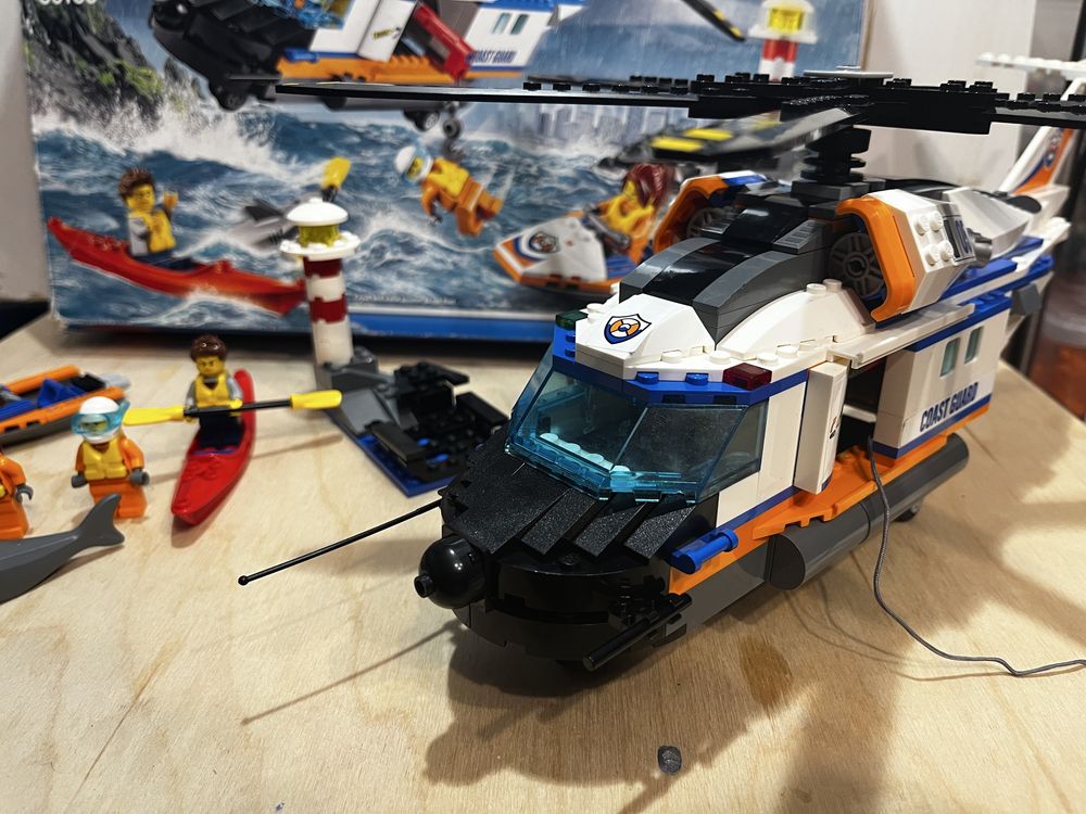 Kompletny zestaw lego 60166 helikopter ratunkowy , pudelko