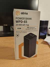 Power Bank atria WPD-65 20 000 мА 65W