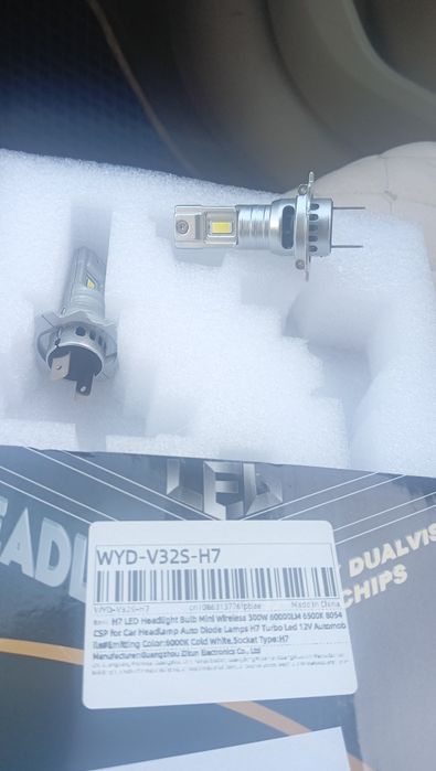 Якісні і потужні авто лампи пара  LED H7 лед