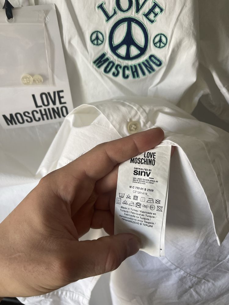 сорочка/рубашка Love Moschino EA Maison Shirt