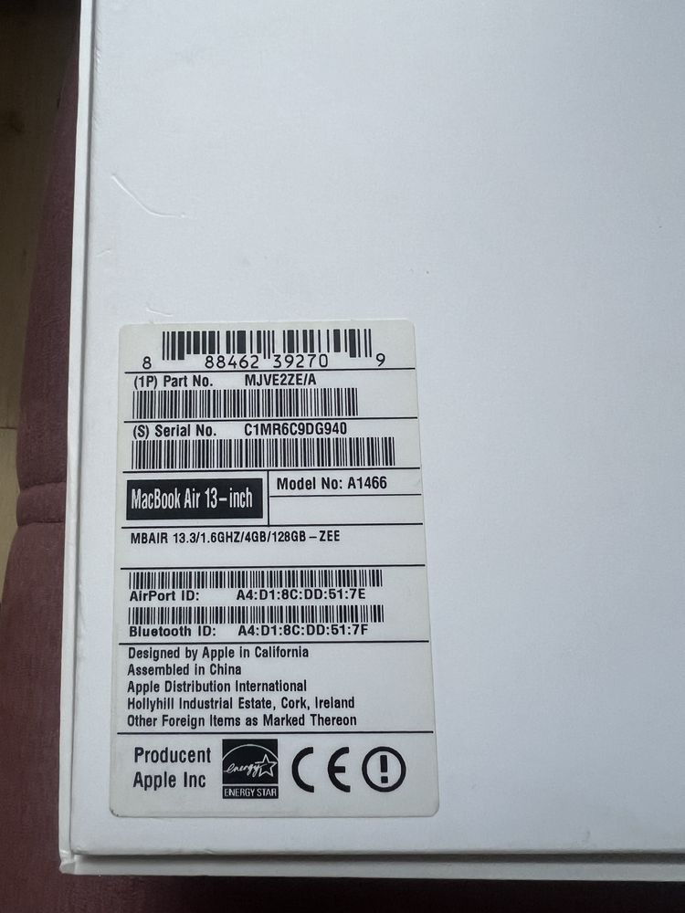 Mac book Air 13.